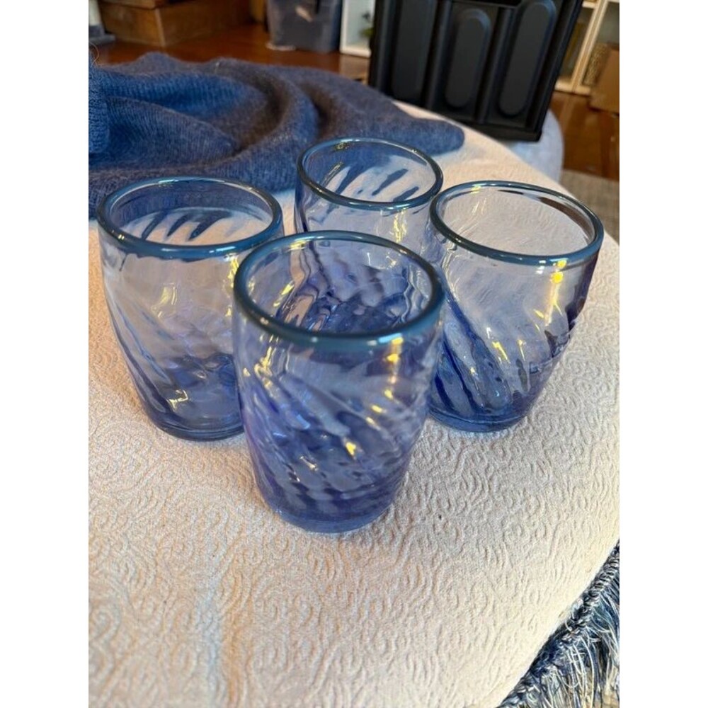 Blue glasses from Anthropologie